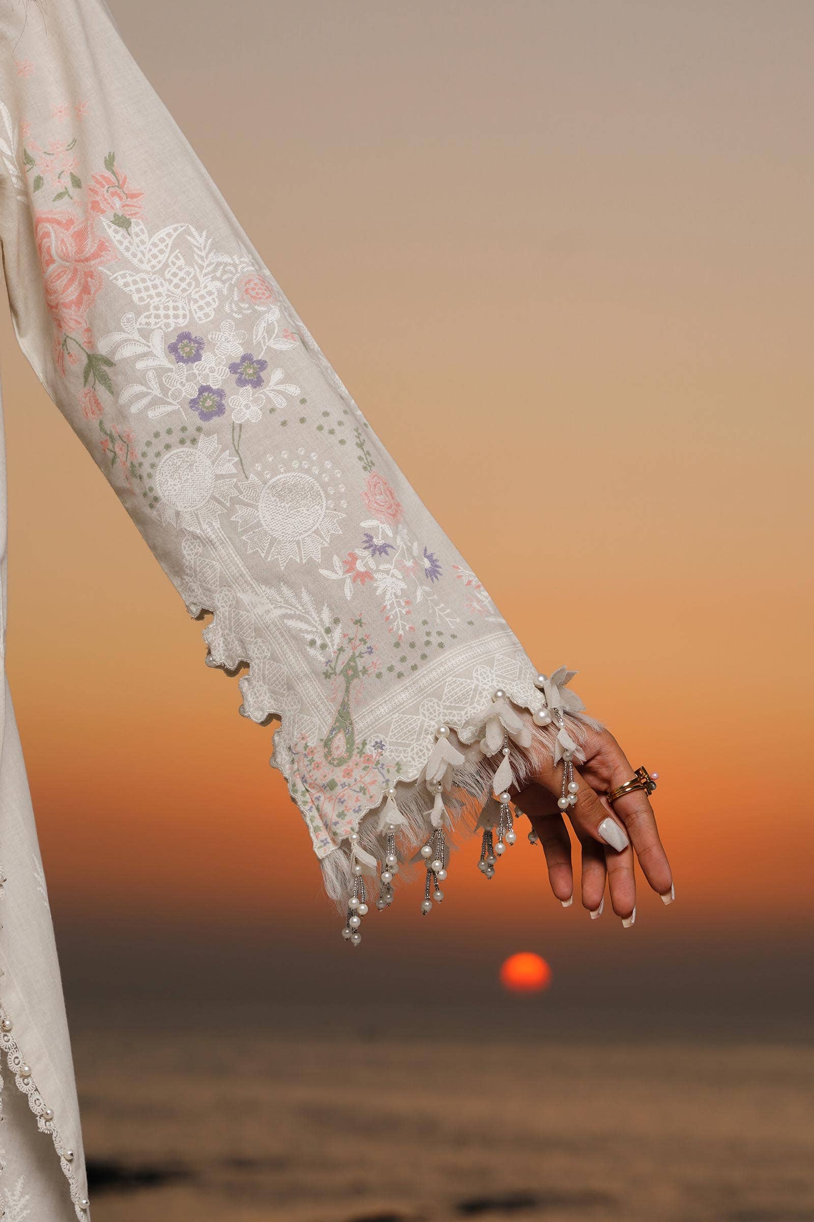 Sana Safinaz | Muzlin Spring 24 | M241-009A-DF - House Of Hania