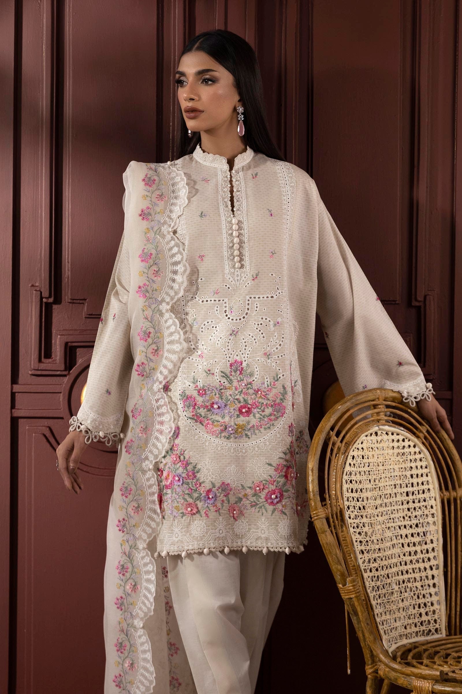 Sana Safinaz | Muzlin Spring 25 | M251-014A-3CT - House Of Hania
