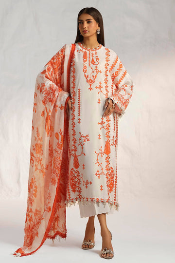 Sana Safinaz | Muzlin Summer 24 | 017B-CJ - House Of Hania