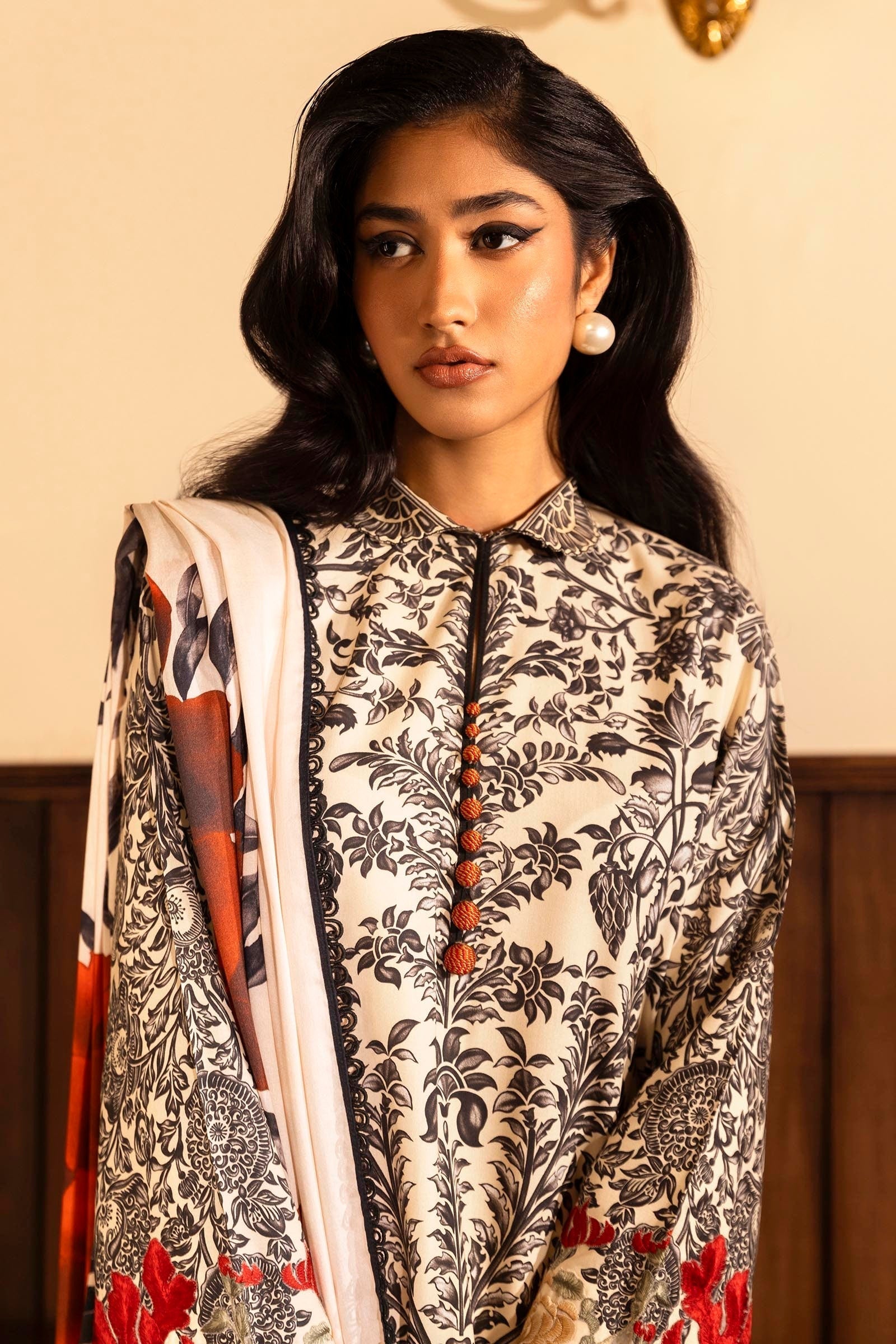 Sana Safinaz | Muzlin Winter 2024 |  M243-019A-3DB - House Of Hania