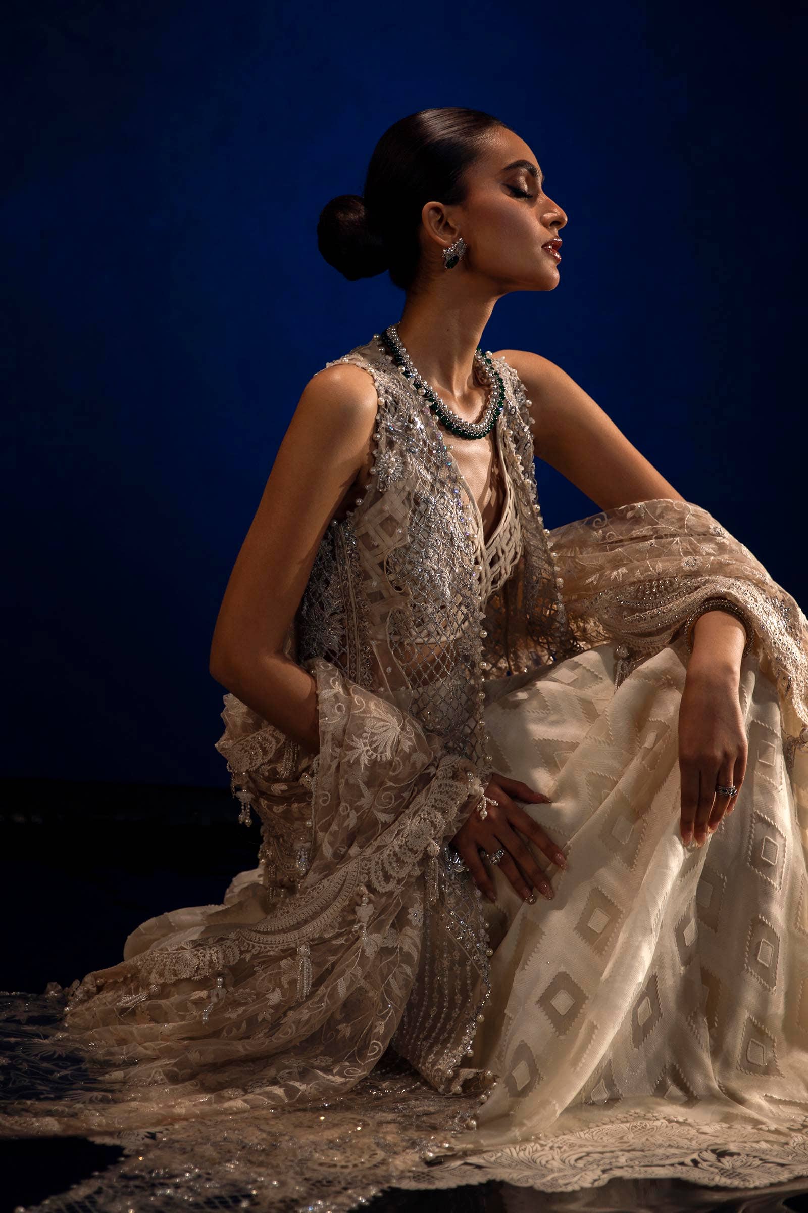 Sana Safinaz | Nura Festive 24 | N241-001-3CT - House Of Hania