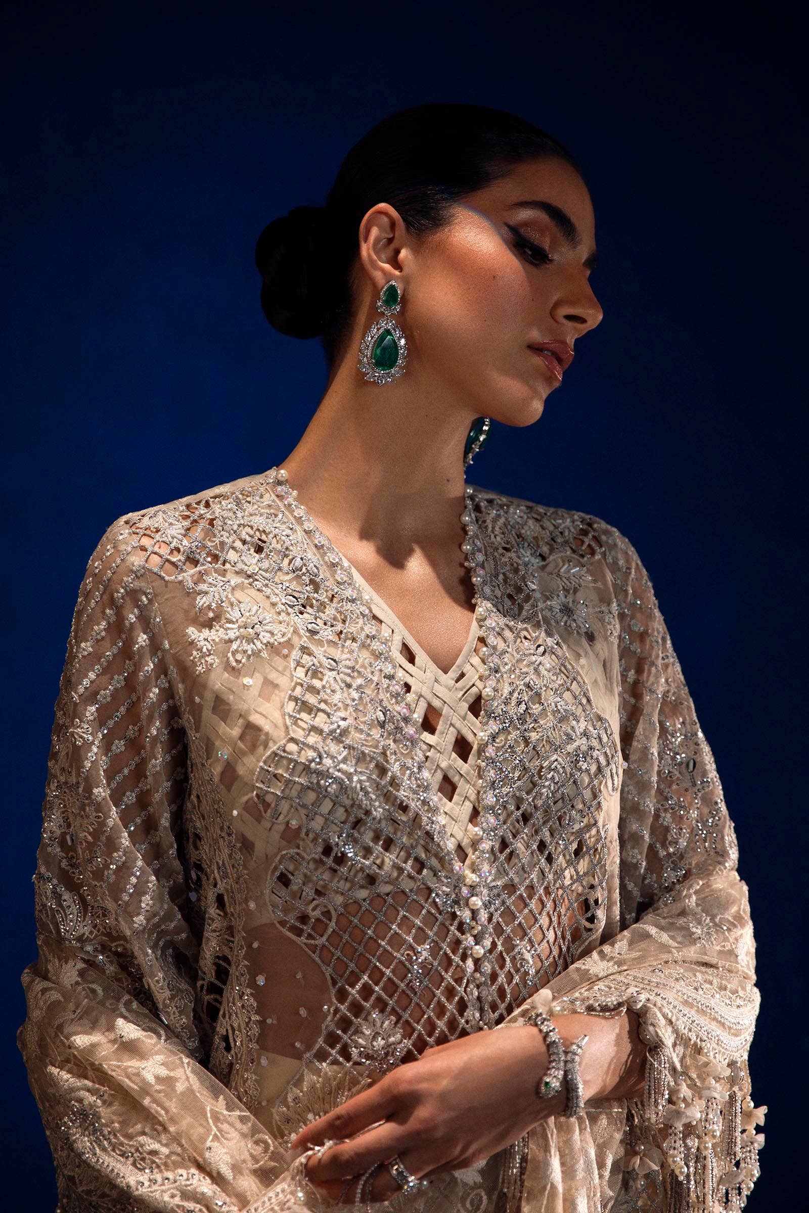 Sana Safinaz | Nura Festive 24 | N241-001-3CT - House Of Hania