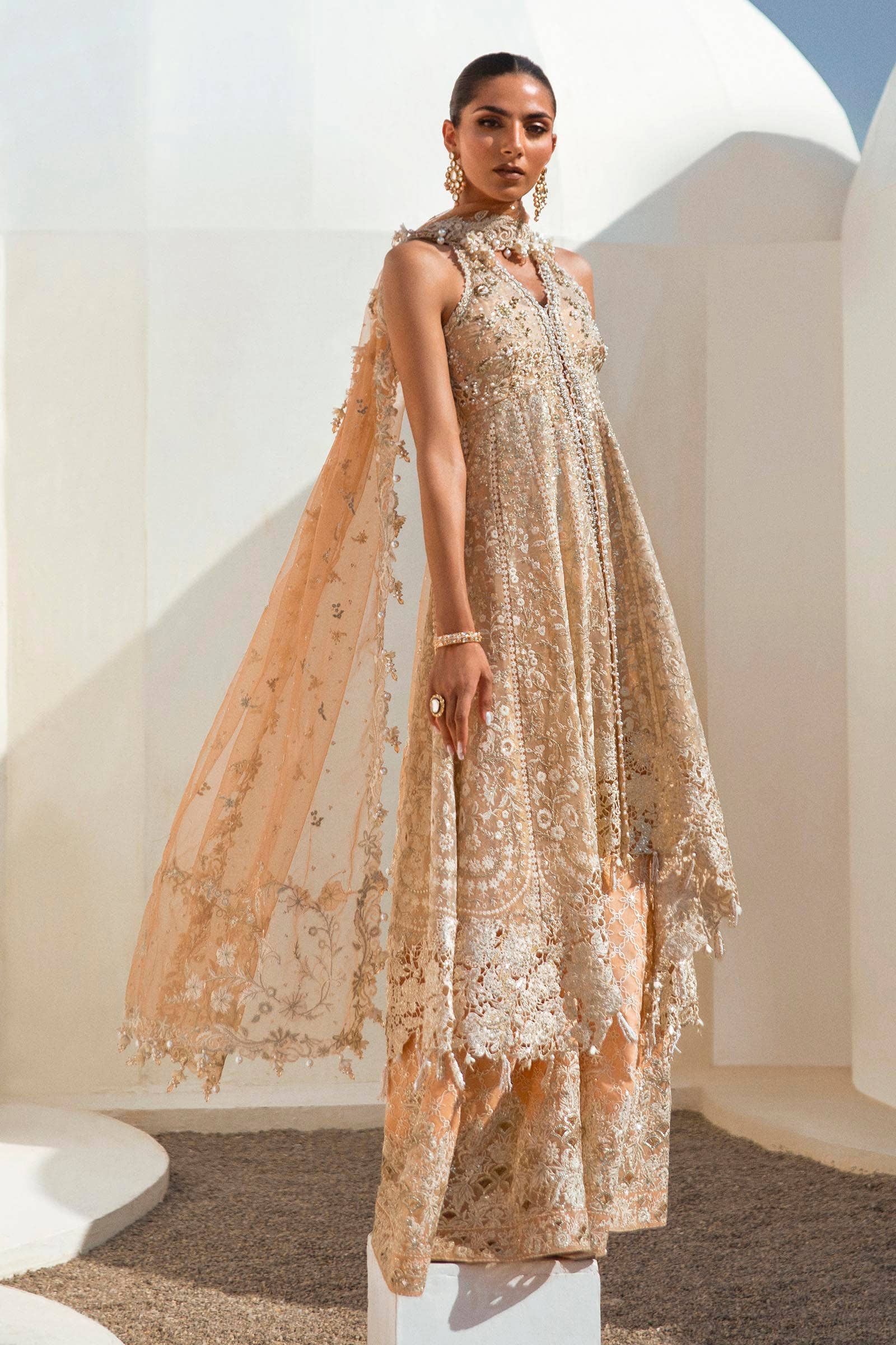 Sana Safinaz | Nura Festive 24 | N241-002-3CT - House Of Hania