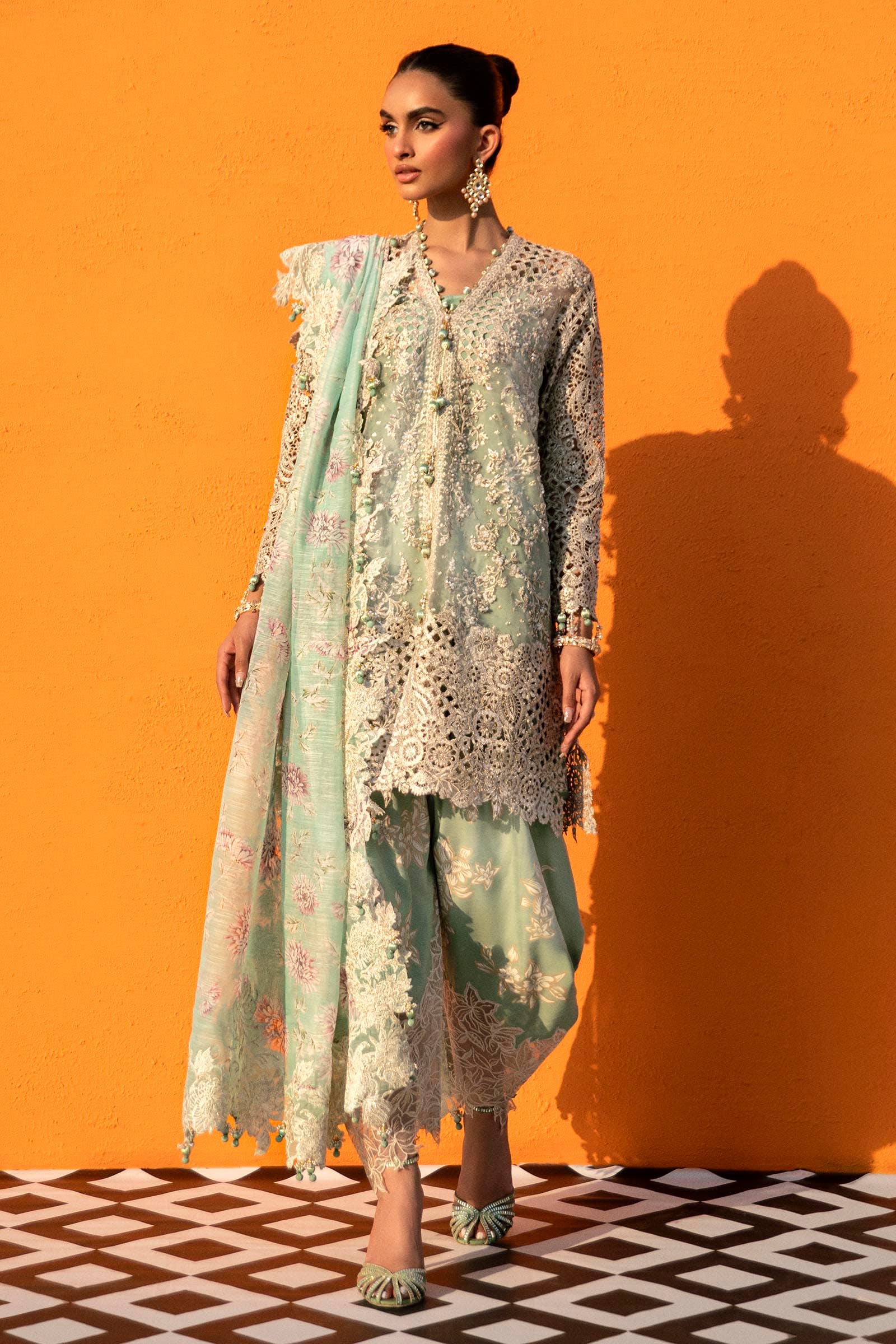 Sana Safinaz | Nura Festive 24 | N241-007-3CV - House Of Hania