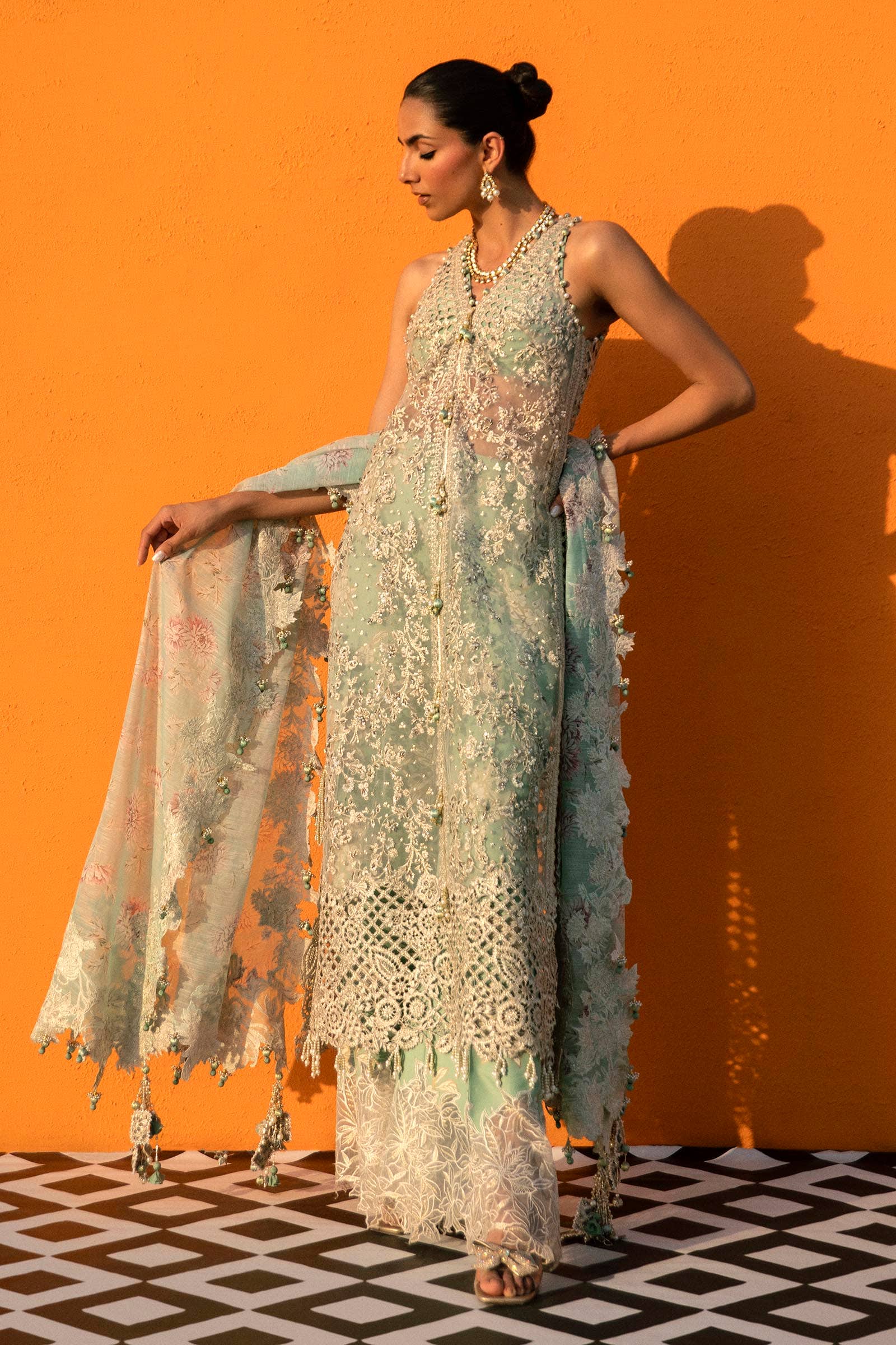 Sana Safinaz | Nura Festive 24 | N241-007-3CV - House Of Hania