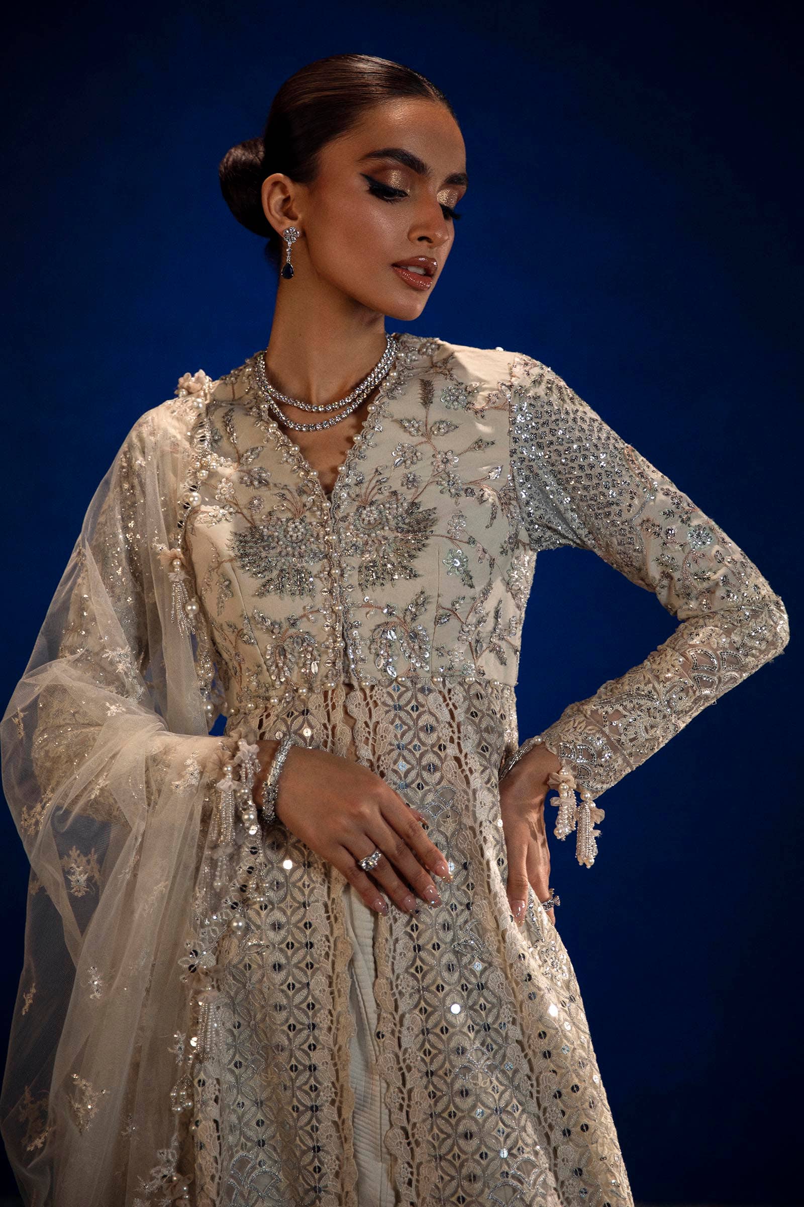 Sana Safinaz | Nura Festive 24 | N241-009-3CT - House Of Hania