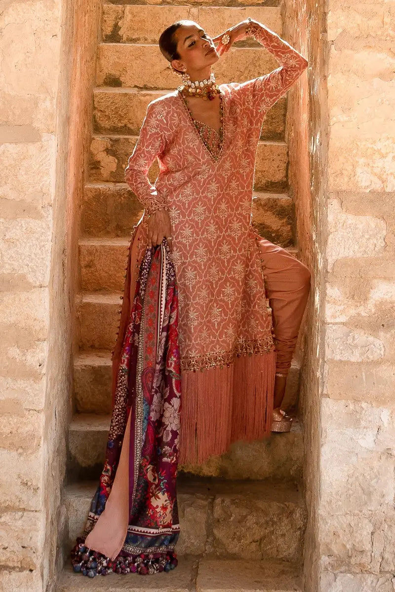 Sana Safinaz | Winter Luxury 23 | S231-002B-CP - House Of Hania