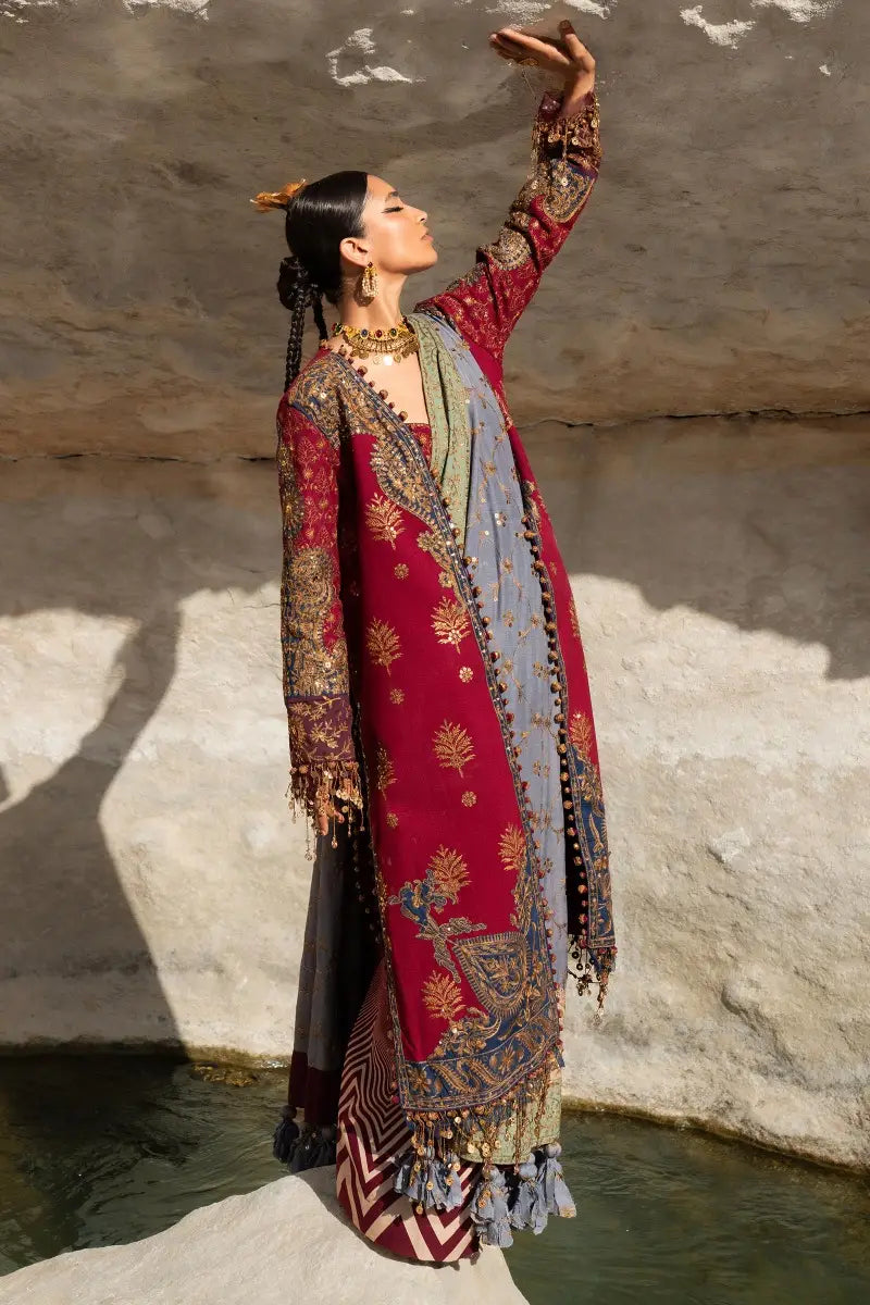 Sana Safinaz | Winter Luxury 23 | S231-003B-CP - House Of Hania