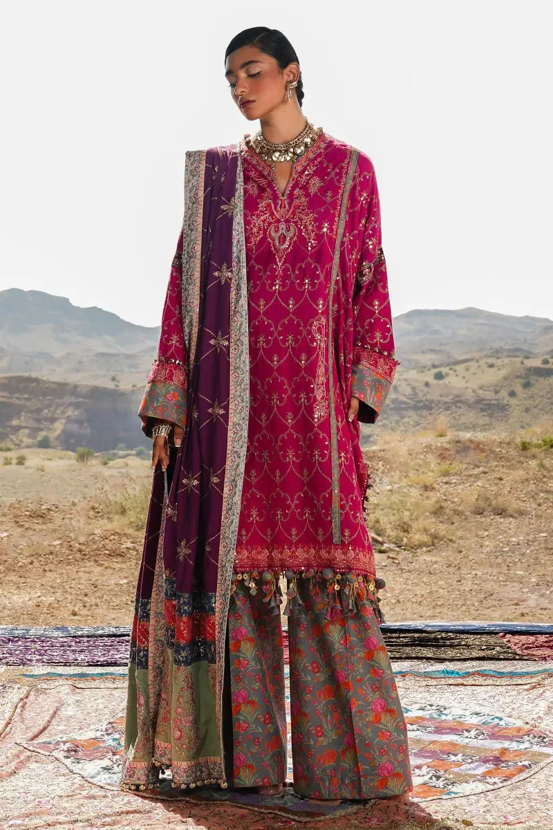 Sana Safinaz | Winter Luxury 23 | S231-004B-CP - House Of Hania
