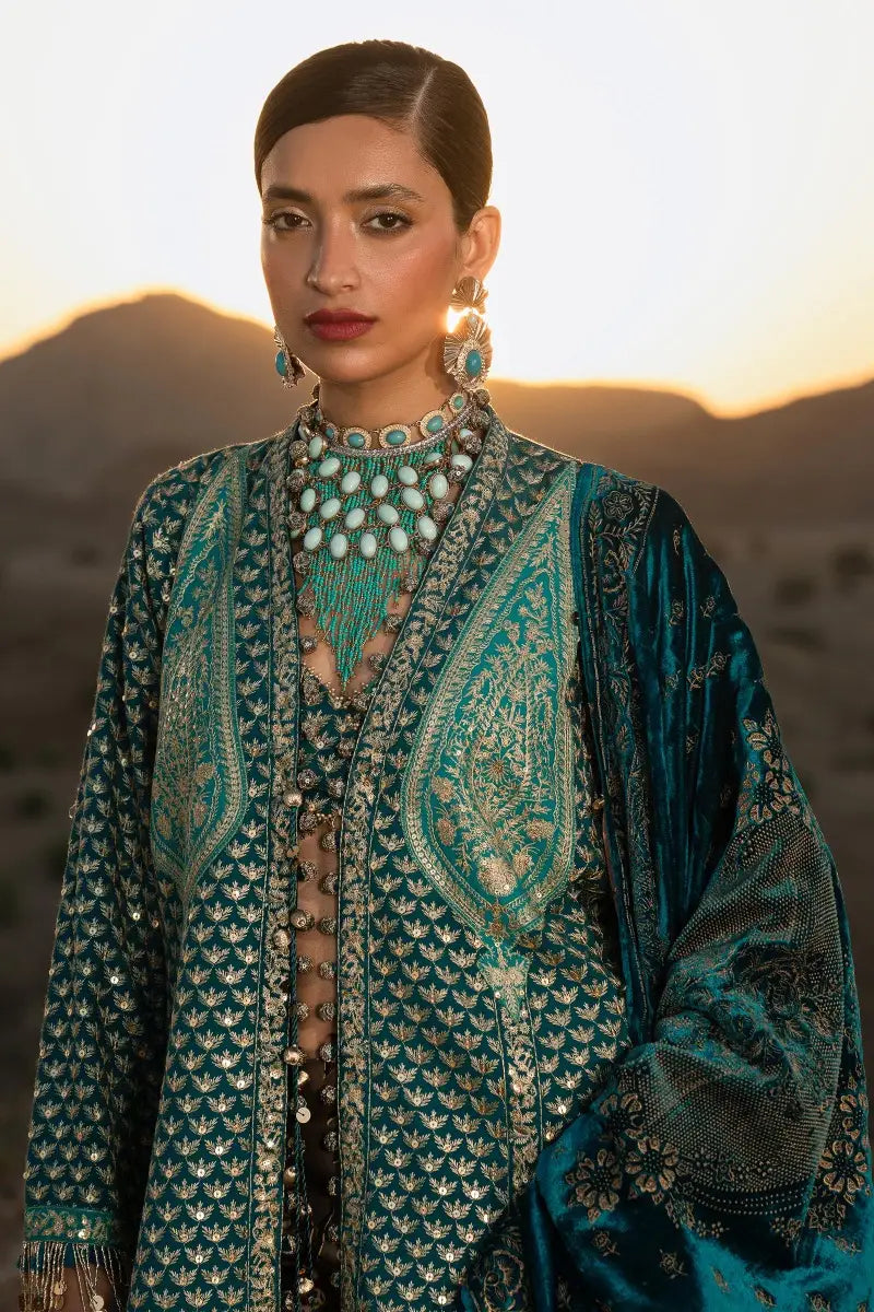 Sana Safinaz | Winter Luxury 23 | S231-007A-DE - House Of Hania