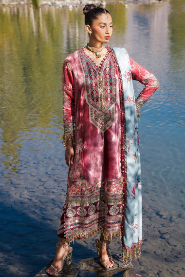 Sana Safinaz | Winter Shawl 24 | Velvet V241-005-3CP - House Of Hania