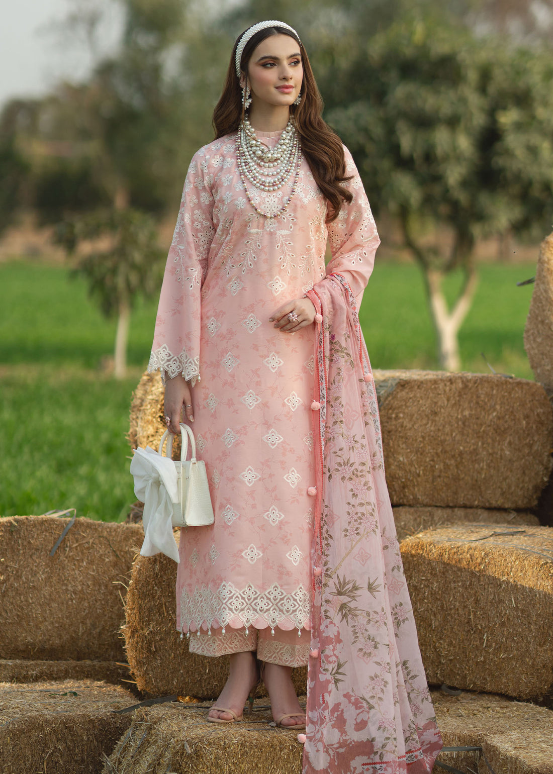 Sardinia | Printkari Lawn Edit 25 | Dahlia - House Of Hania