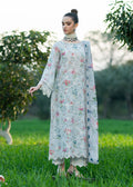 Sardinia | Printkari Lawn Edit 25 |  Silver Bush - House Of Hania