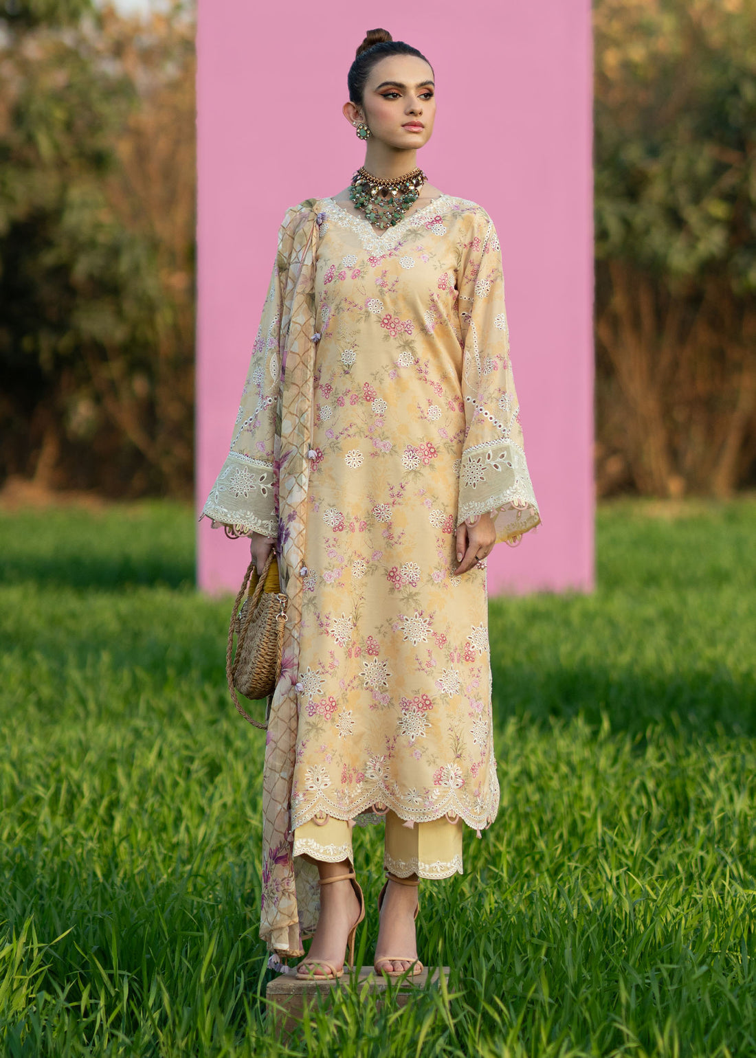 Sardinia | Printkari Lawn Edit 25 |  Sunflower - House Of Hania