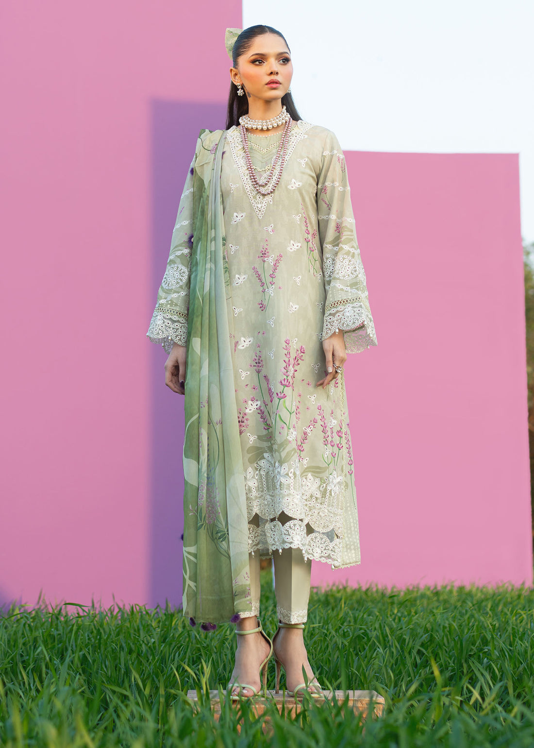 Sardinia | Printkari Lawn Edit 25 | Zinnia - House Of Hania