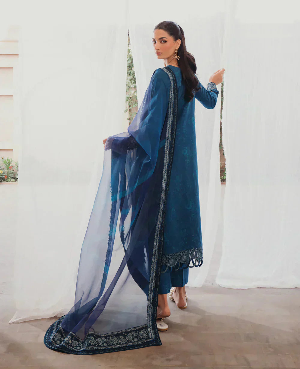 Xenia Formals | Lawn Collection 24 | Taslima - House Of Hania