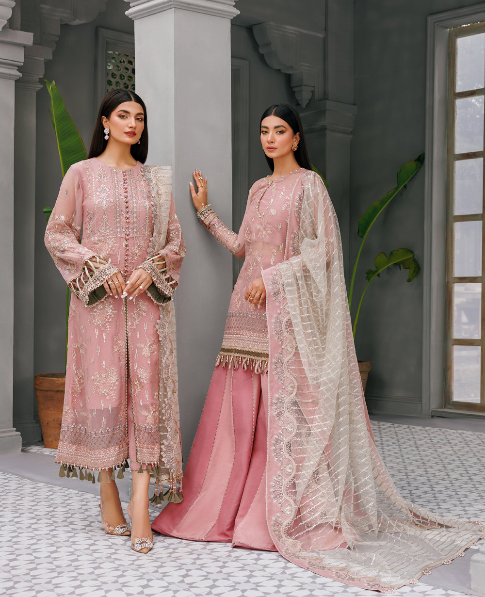 Xenia Formals | Raahi Luxury Formals | TAUPE - House Of Hania