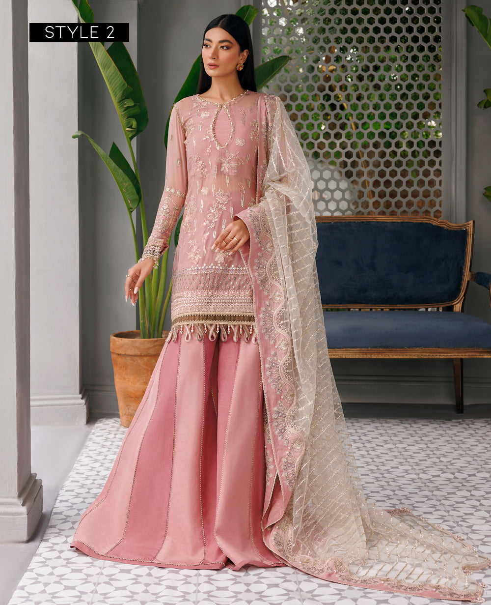 Xenia Formals | Raahi Luxury Formals | TAUPE - House Of Hania