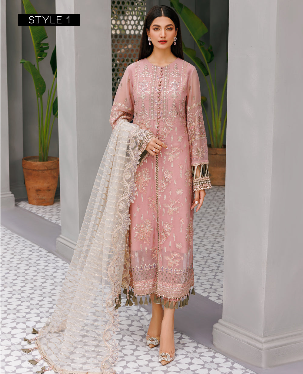 Xenia Formals | Raahi Luxury Formals | TAUPE - House Of Hania
