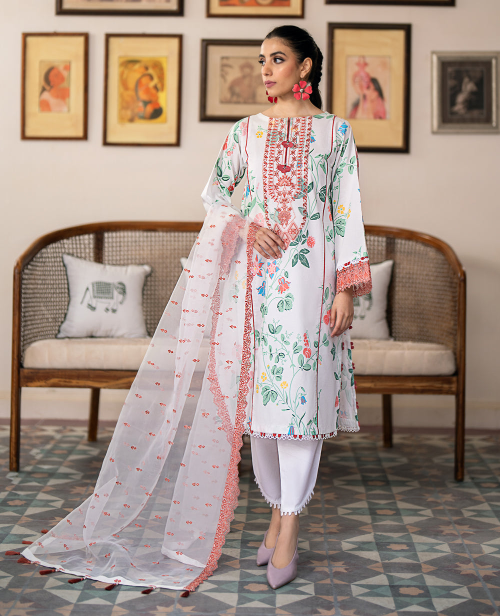 Xenia Formals | Summer Soiree Lawn | PAULO - House Of Hania