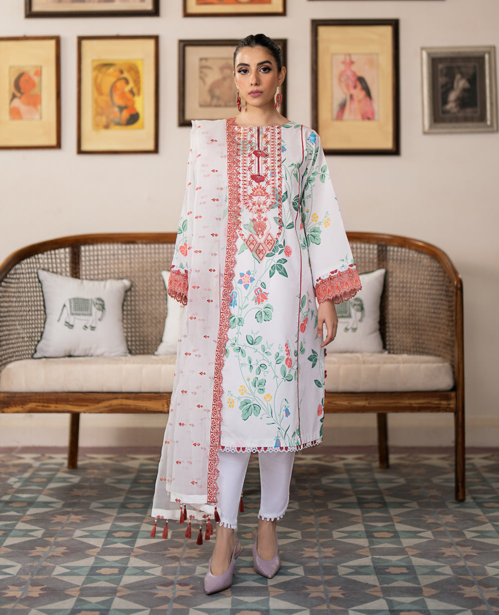 Xenia Formals | Summer Soiree Lawn | PAULO - House Of Hania