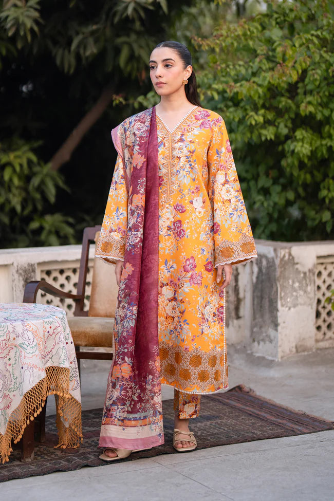 Xenia | Summer Away'25-Lawn | SOLEIA - House Of Hania