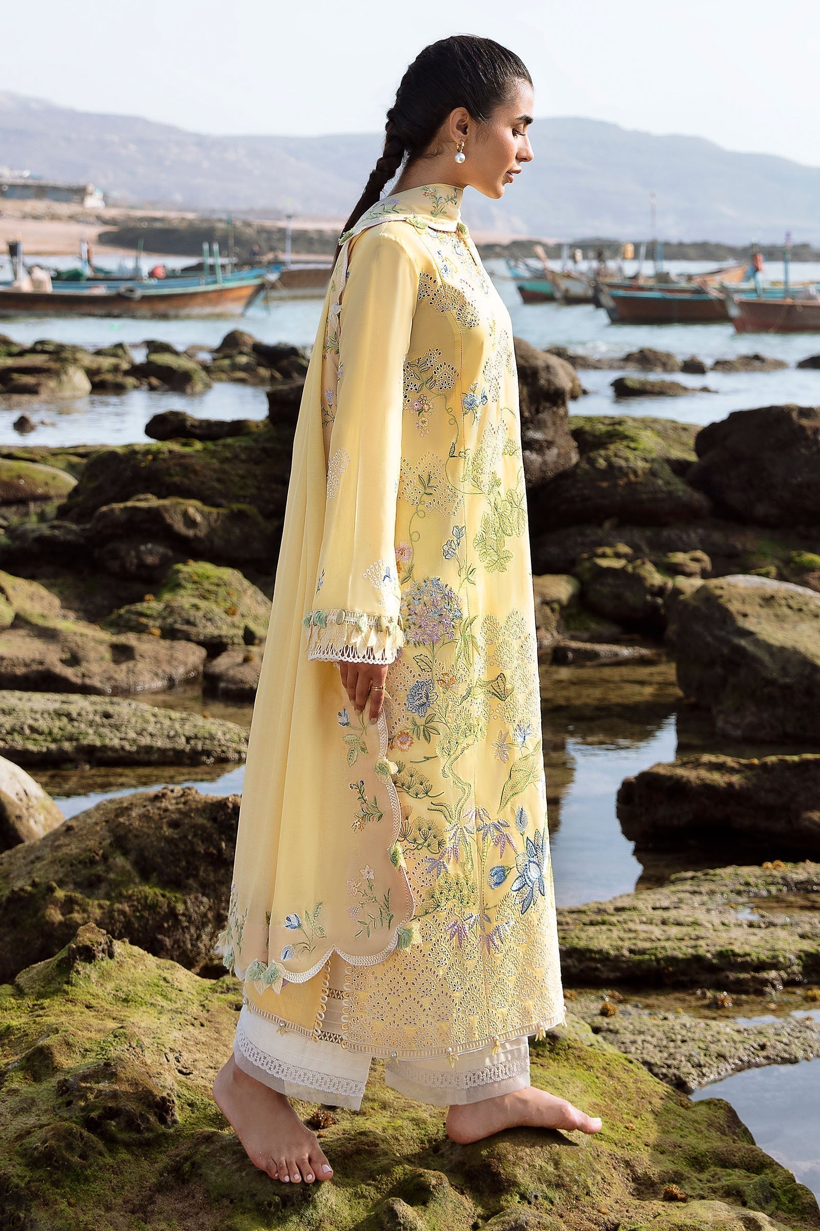 ZAHA LUXURY LAWN LANA (ZL23-04 A) - House Of Hania