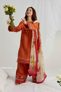 ZARA SHAHJAHAN-ZCE23-10B-COCO LAWN VOLUME ll 2023 - House Of Hania