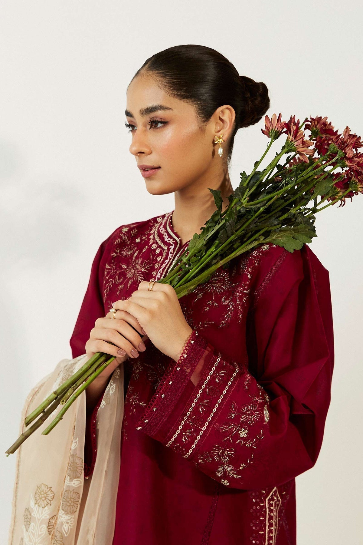 ZARA SHAHJAHAN-ZCE23-1A-COCO LAWN VOLUME ll 2023 - House Of Hania