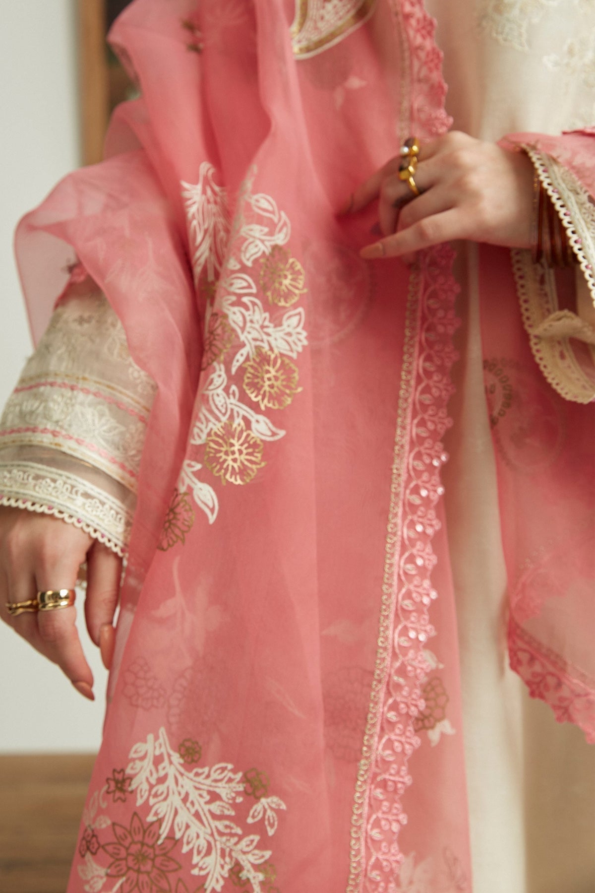 ZARA SHAHJAHAN-ZCE23-1B-COCO LAWN VOLUME ll 2023 - House Of Hania