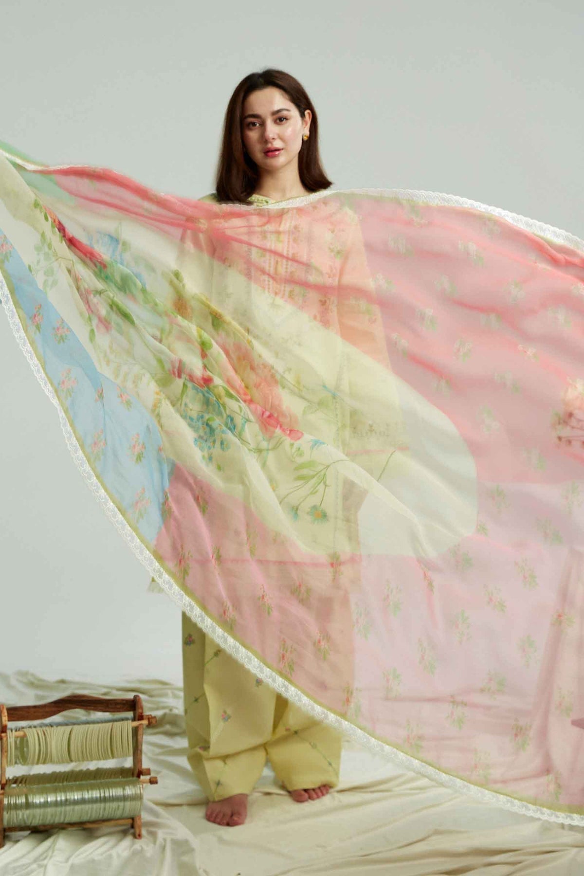 ZARA SHAHJAHAN-ZCE23-6B-COCO LAWN VOLUME ll 2023 - House Of Hania