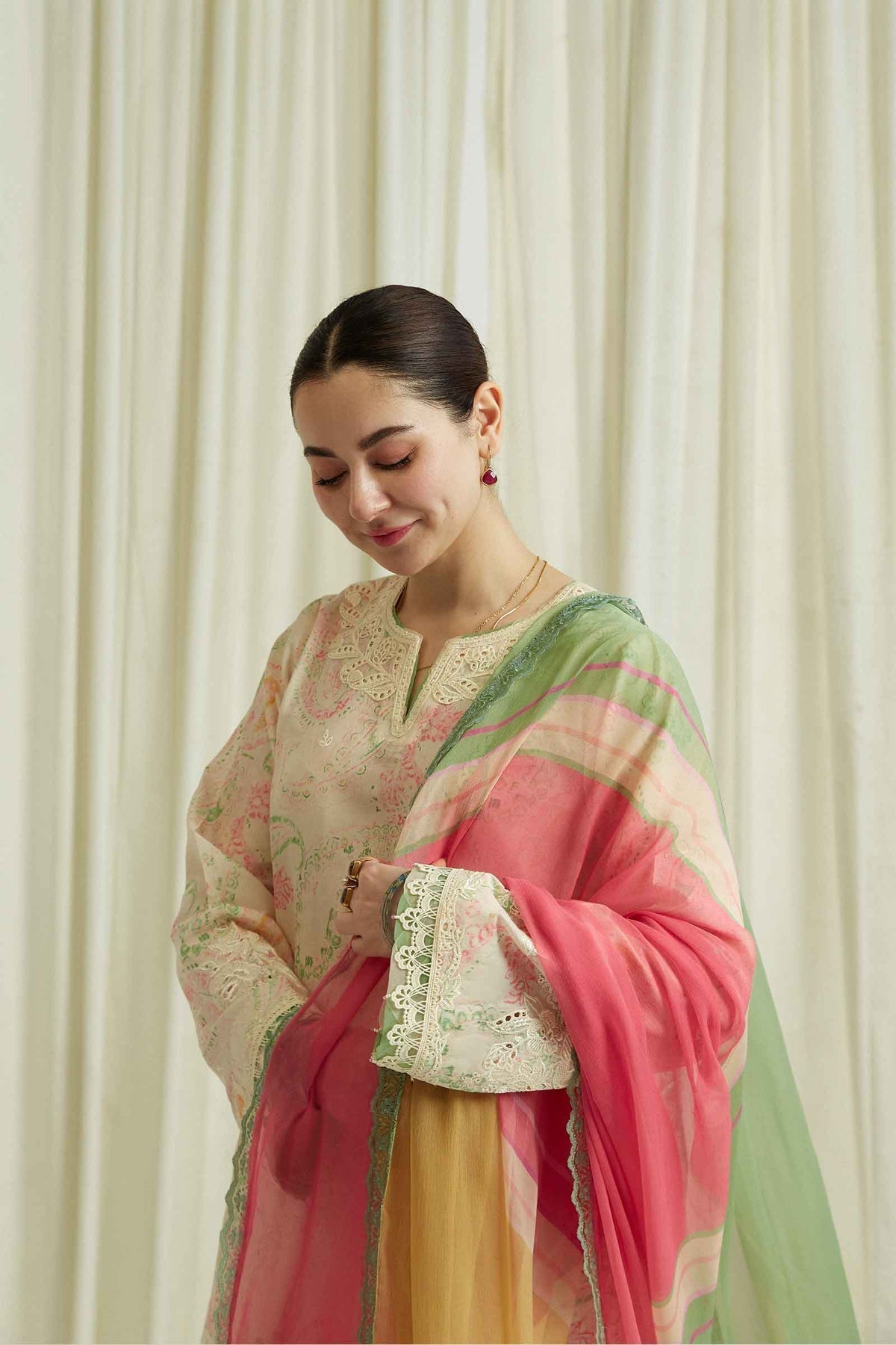 ZARA SHAHJAHAN-ZCE23-9B-COCO LAWN VOLUME ll 2023 - House Of Hania