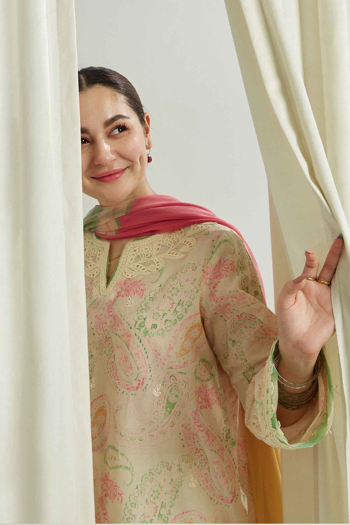 ZARA SHAHJAHAN-ZCE23-9B-COCO LAWN VOLUME ll 2023 - House Of Hania