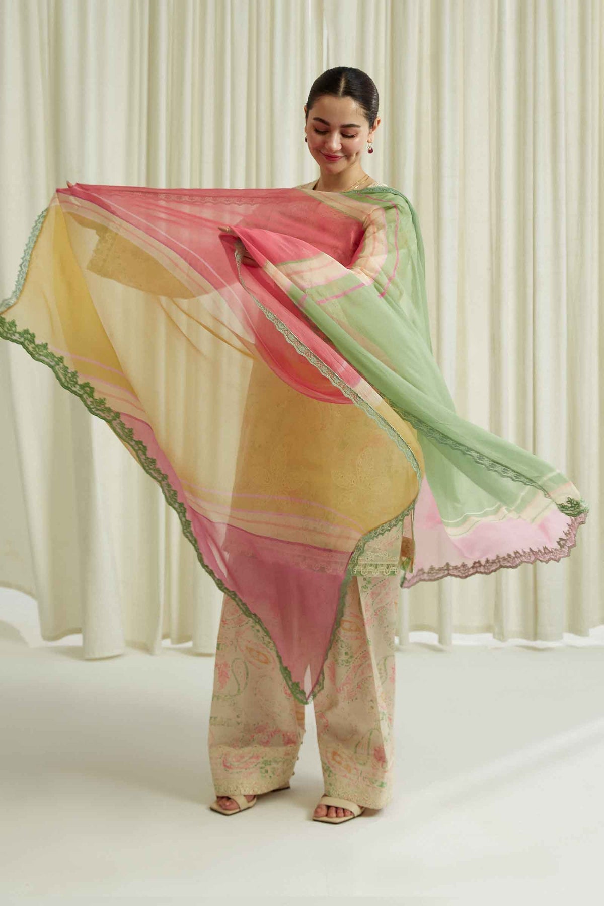 ZARA SHAHJAHAN-ZCE23-9B-COCO LAWN VOLUME ll 2023 - House Of Hania