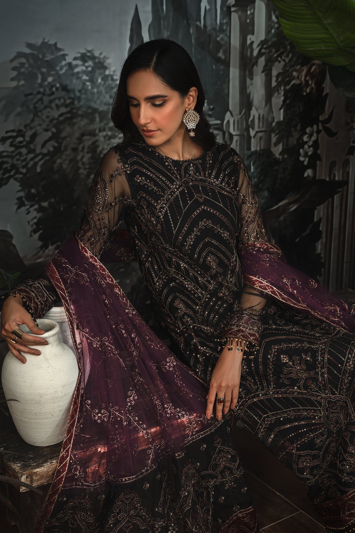 ZARIF - ZLR 04 NIGHT GLOW - House Of Hania