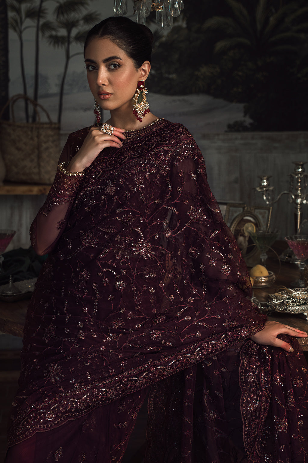 ZARIF - ZLR 06 CARMINE - House Of Hania