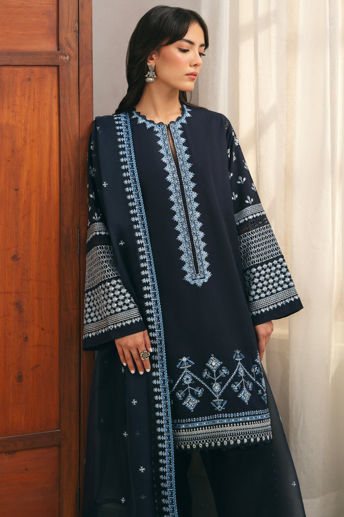 Zaha | Aangan Ready to Wear | ROSHAN (ZRW-20907) - House Of Hania