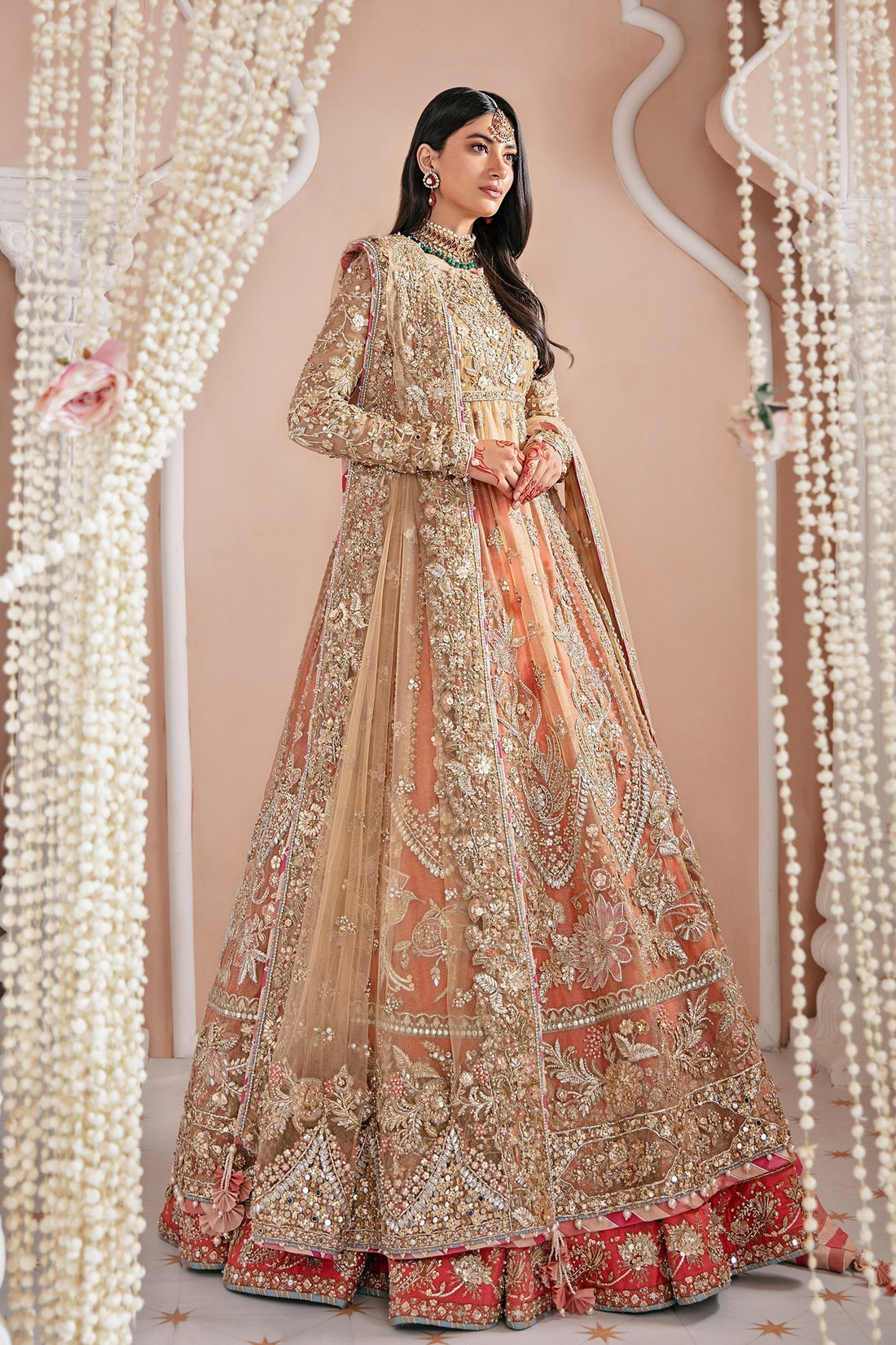 Zaha Bridal – NIKKAH – MASAKALI (ZB-12) - House Of Hania