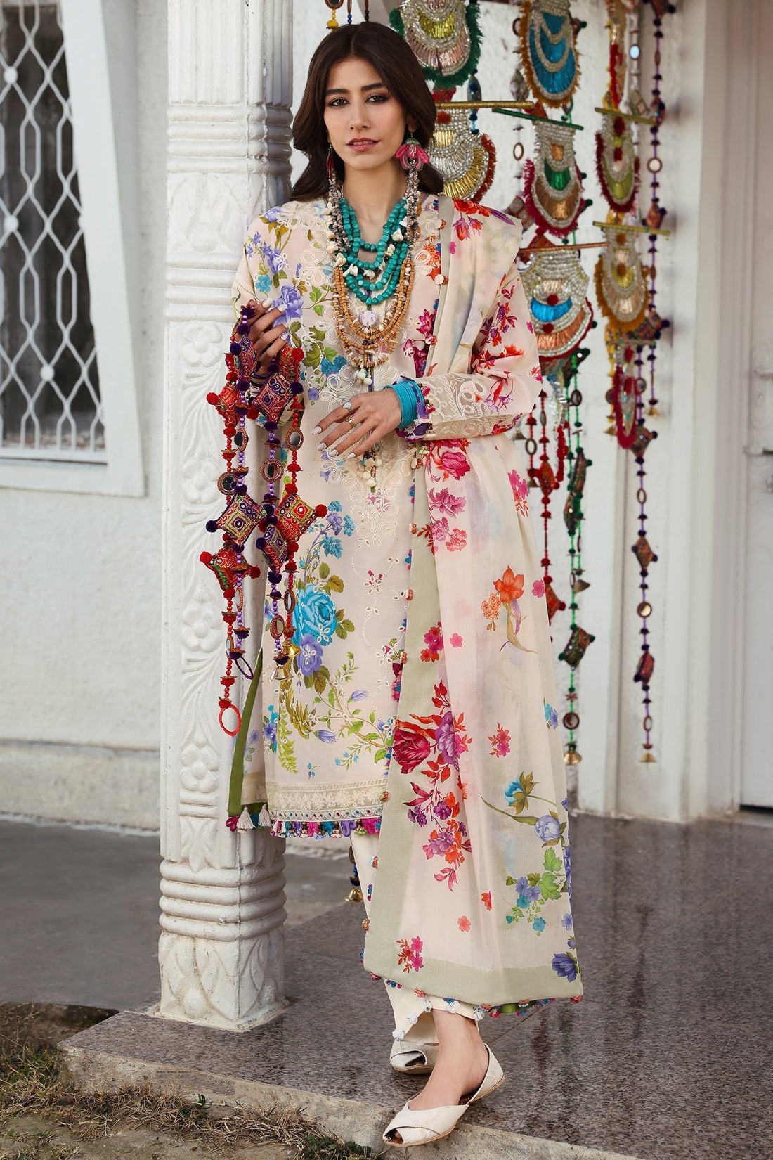 Zaha | Lawn 25 | ALYA (ZL25-07 B) - House Of Hania