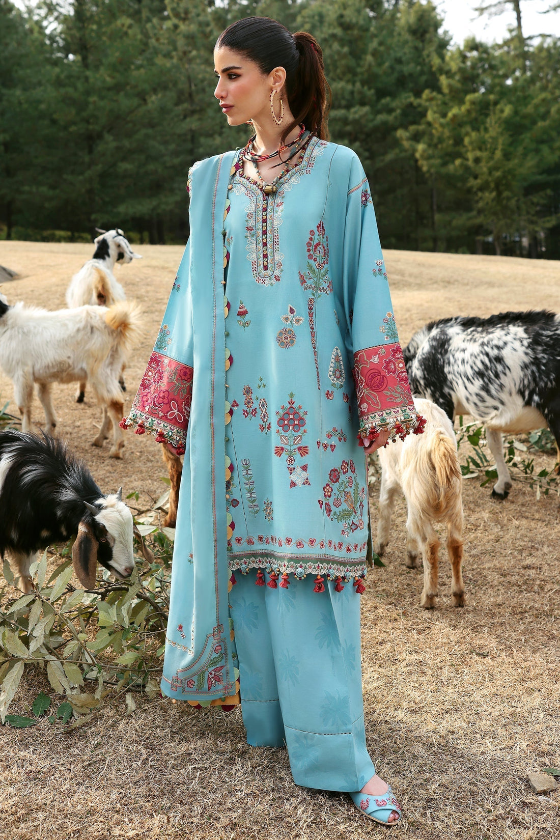 Zaha | Lawn 25 | RHEA (ZL25-14 A) - House Of Hania