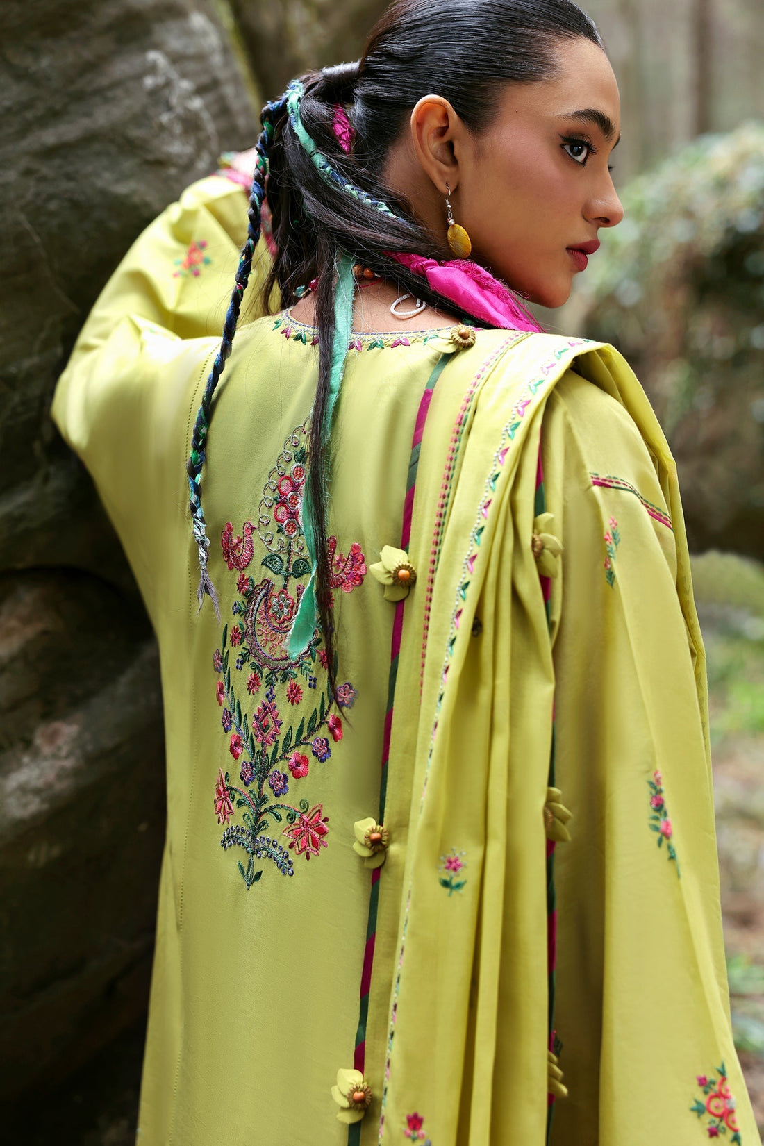 Zaha | Lawn 25 | RHEA (ZL25-14 B) - House Of Hania