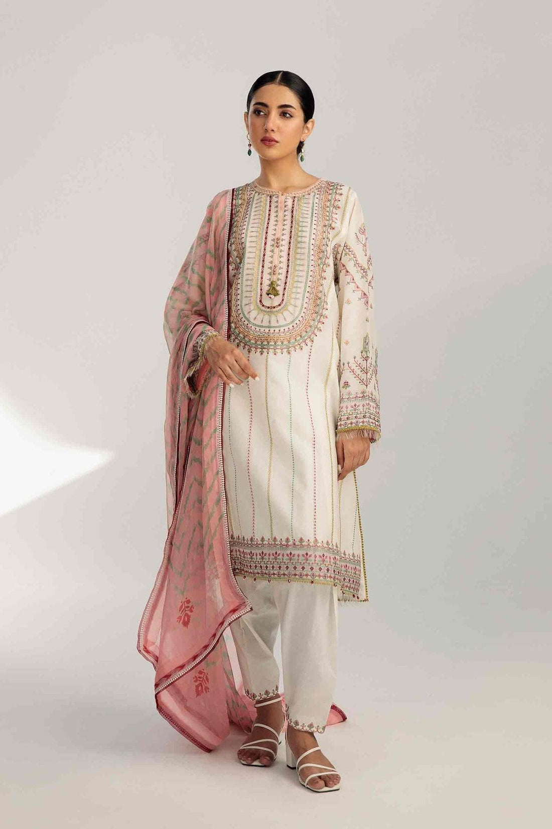 Zara Shahjahan - COCO LAWN SS '23 - Z23-4B - TC-334 - House Of Hania