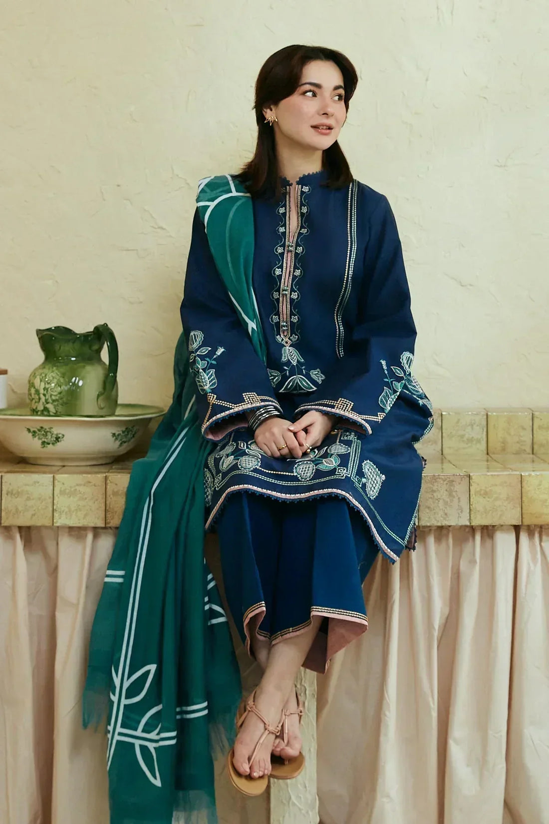Zara Shahjahan | Coco Lawn 24 | GUL MOHAR-3B - House Of Hania