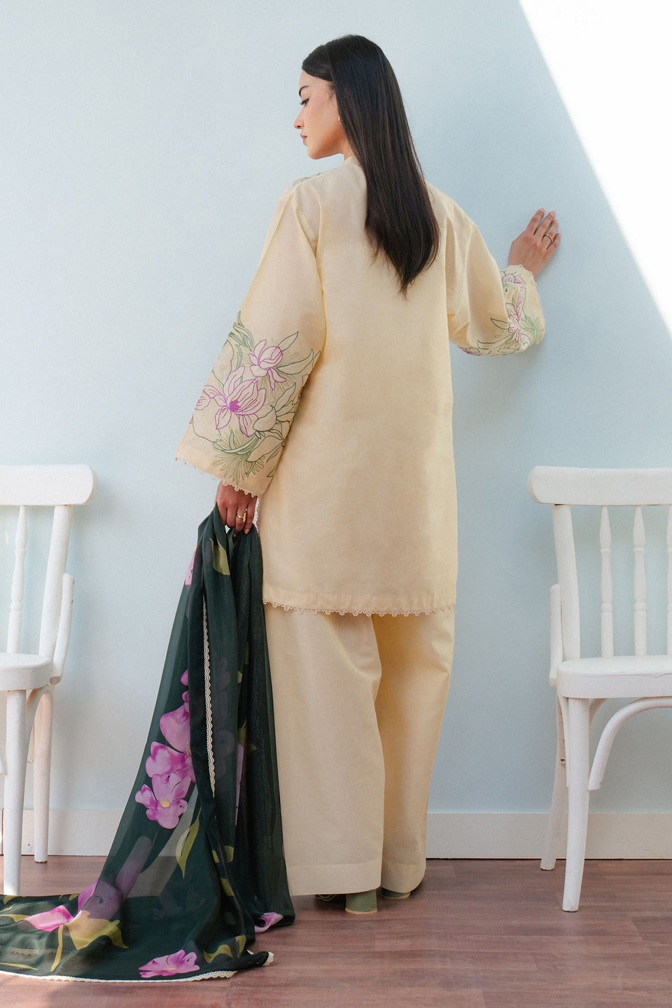 Zara Shahjahan | Coco Lawn 25 | BLOOM-1B - House Of Hania