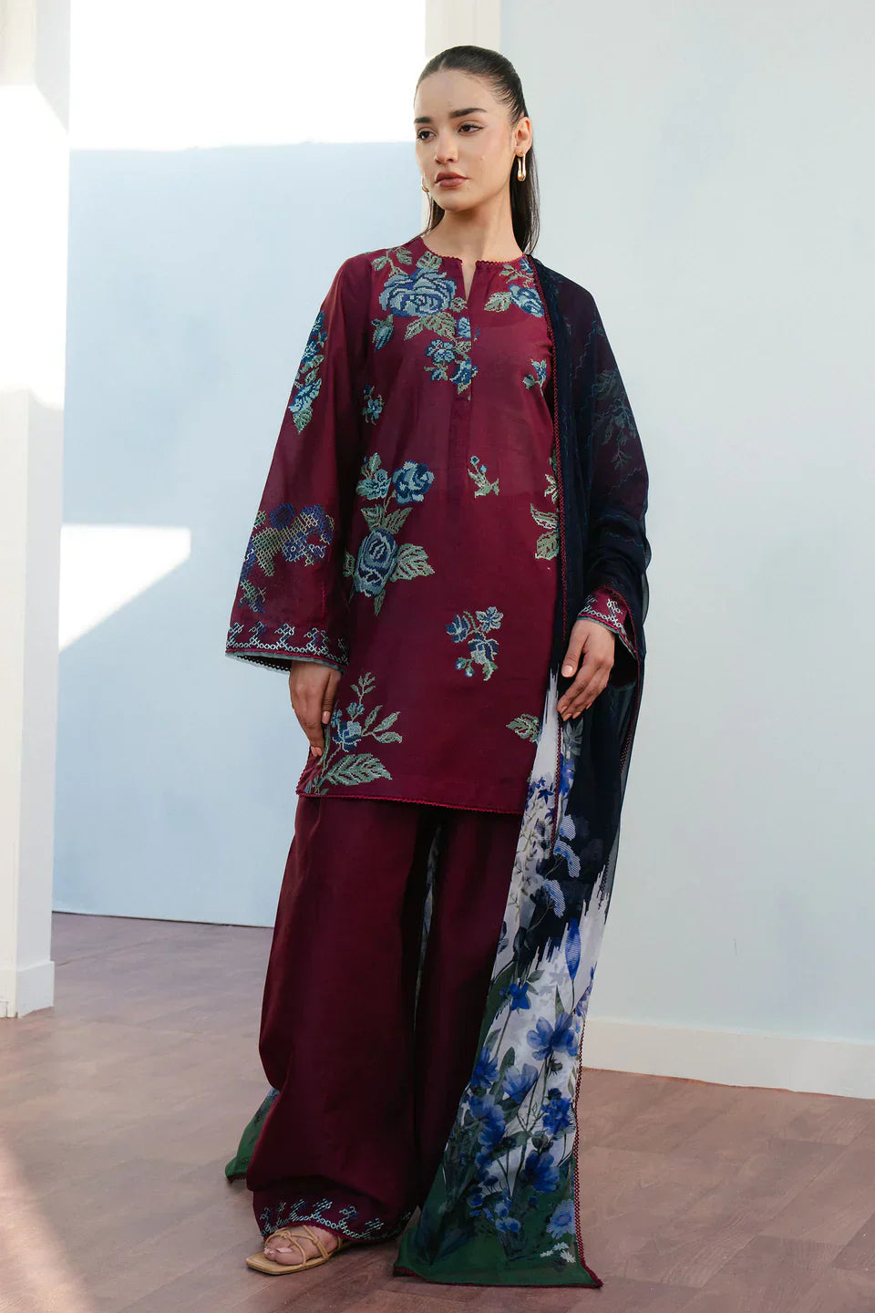 Zara Shahjahan | Coco Lawn 25 | FREYA-4B - House Of Hania