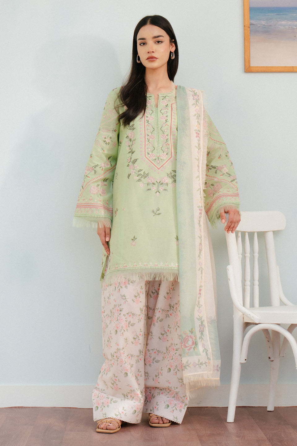 Zara Shahjahan | Coco Lawn 25 | SERENE-2A - House Of Hania