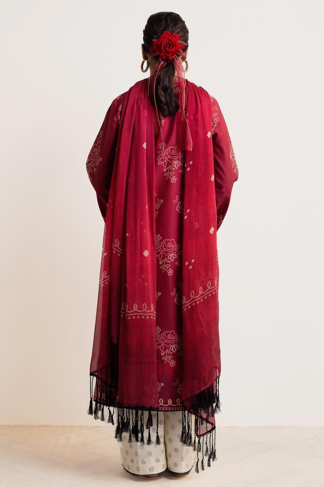 Zara Shahjahan | Coco Prints 24 | GULAB-D5 - House Of Hania