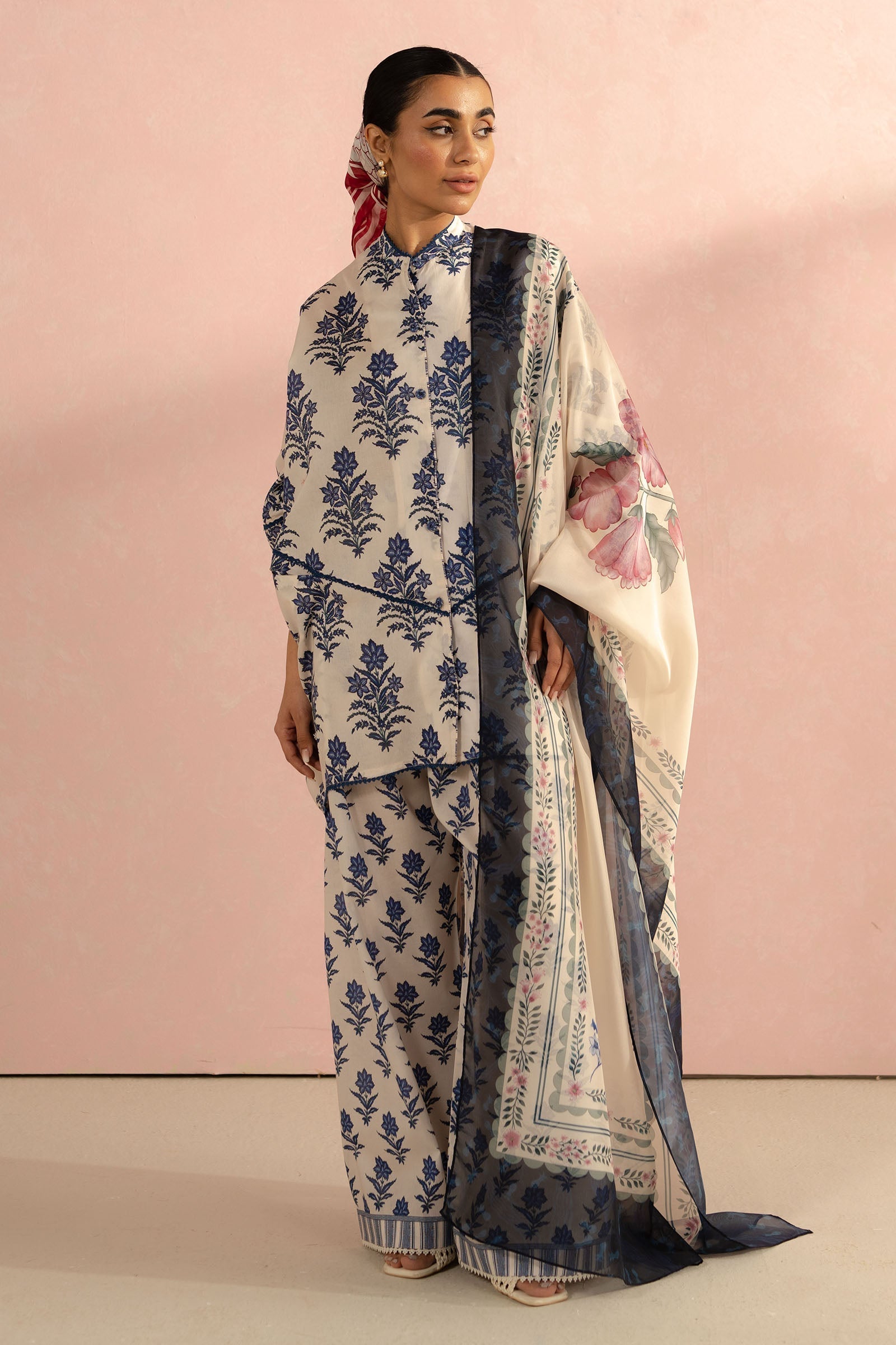 Zara Shahjahan | Coco Prints 25 | Amari-1A - House Of Hania