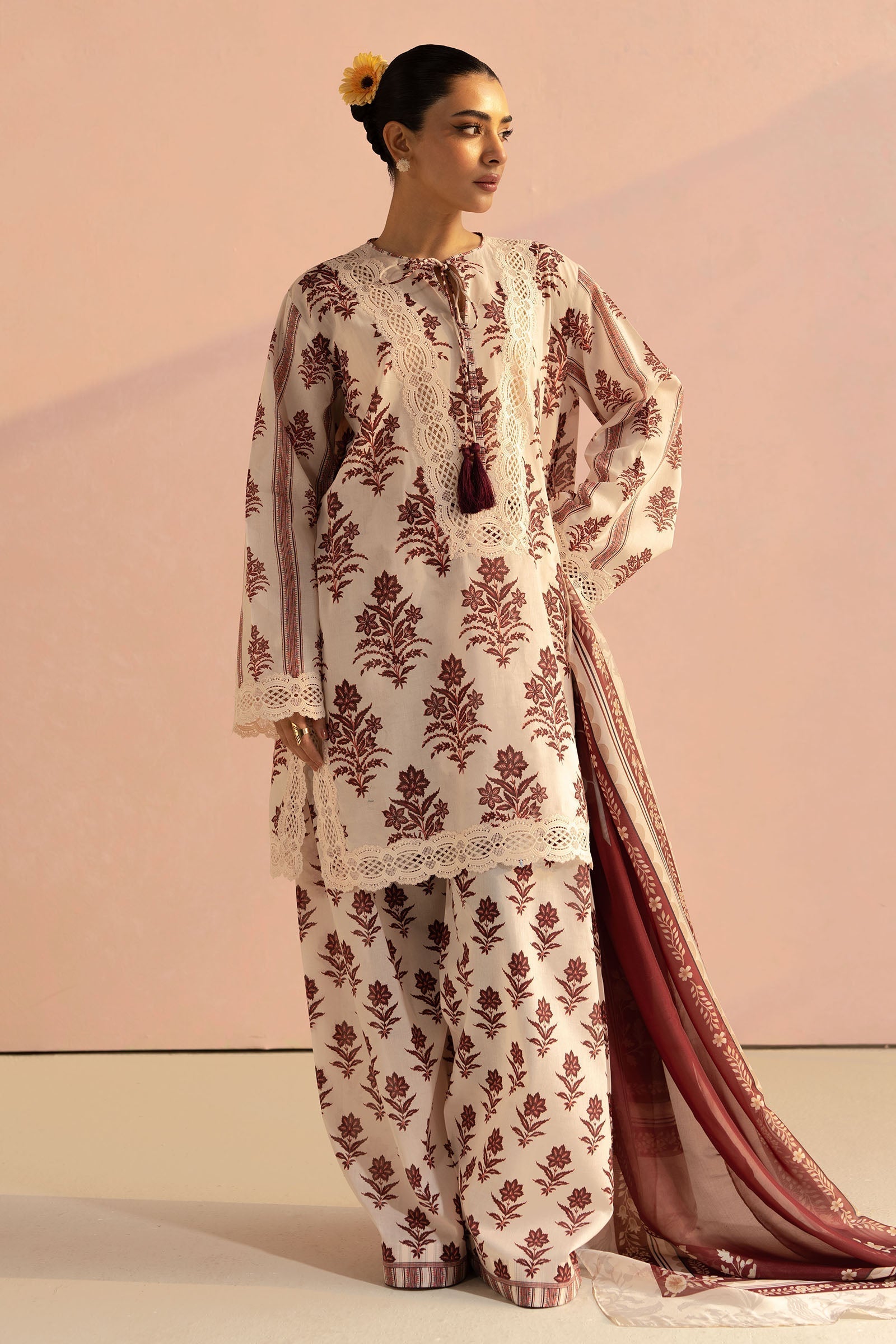 Zara Shahjahan | Coco Prints 25 | Amari-1B - House Of Hania