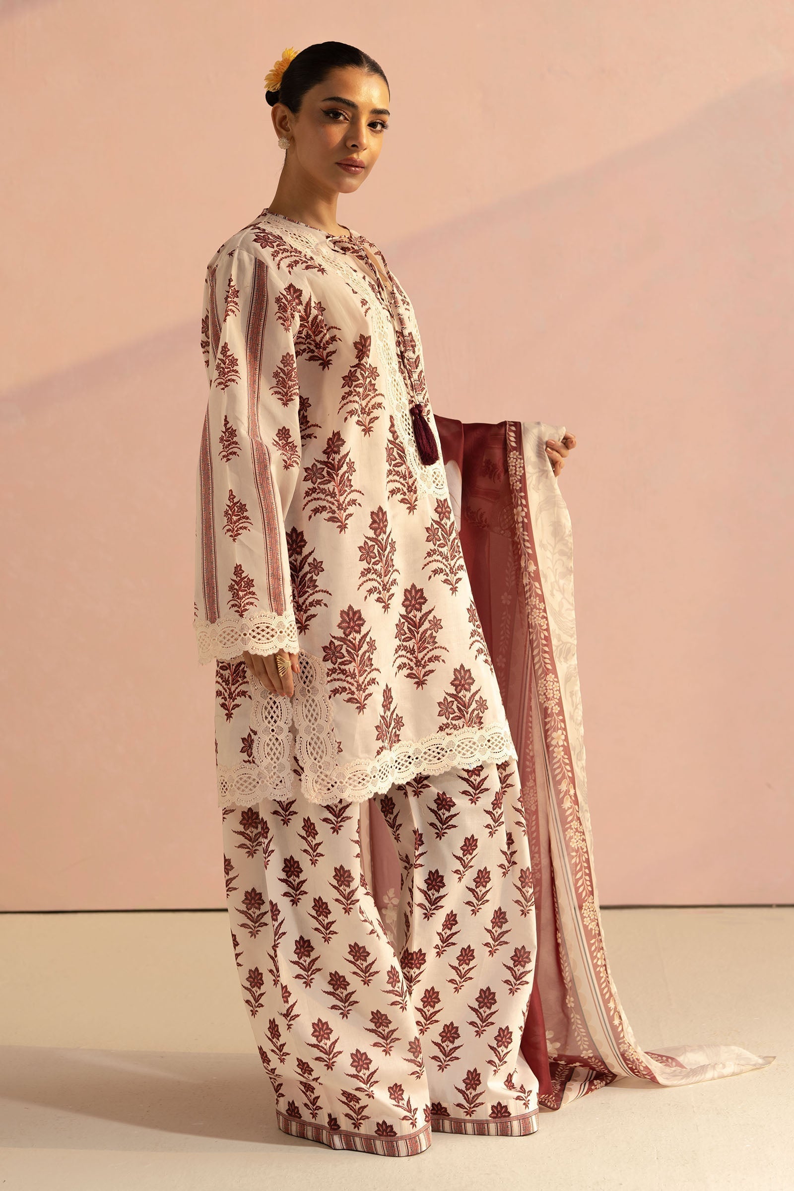 Zara Shahjahan | Coco Prints 25 | Amari-1B - House Of Hania